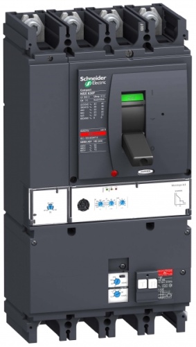 Автоматический выключатель 4П4Т NSX630N MR.2.3 630A VIGI MB | код. LV432934 | Schneider Electric 
